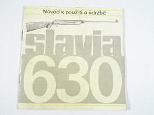 Slavia 630 - návod k použití a údržbě - 1981