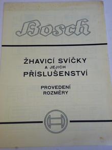 Bosch - žhavicí svíčky a jejich příslušenství - 1937