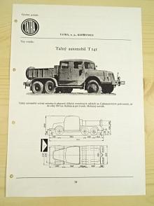 Tatra 141 - katalogový list - 1960