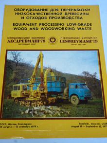 Zařízení na zpracování dřeva a odpadu - prospekt - 1979