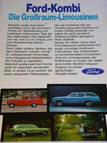 Ford Kombi - Escort, Cortina, 17 M, 20 M, Taunus - prospekt