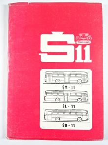Karosa ŠM 11, ŠL 11, ŠD 11 - návod k obsluze autobusů - 1980