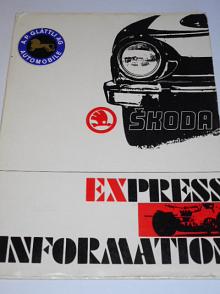 Škoda - express information - Motokov - desky na prospekty
