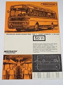 Karosa - dálkový autobus ŠD 11 - typ 2040 - prospekt - 1973