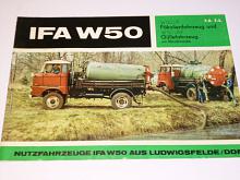 IFA W 50 L/F fekální vozidlo - prospekt - 1972