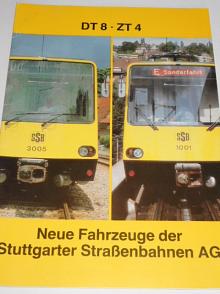 SSB - DT 8 - ZT - Neue Fahrzeuge der Stuttgarter Strassenbahnen AG - 1982 - prospekt