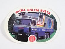 Tatra 815 GTC - Tatra kolem světa - samolepka