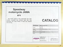 JAWA Divišov - Speedway motorcycle JAWA 871 - Catalog - 2002