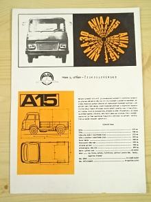 Avia A 15, A 15 F, A 30 - prospekt