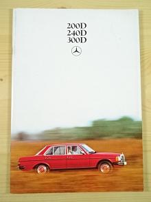 Mercedes - Benz 200 D, 240 D, 300 D - prospekt - 1980