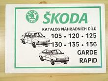 Škoda 105, 120, 125, 130, 135, 136, Garde, Rapid - seznam dílů - 1994