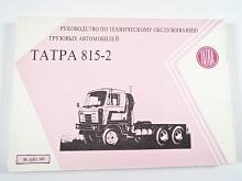 Tatra 815-2 - návod k obsluze a údržbě - šasi, valník - 1990 - rusky
