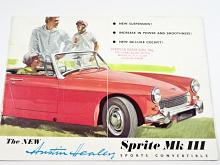 Austin Healey Sprite Mk III sports convertible - prospekt