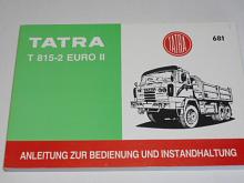 Tatra 815-2 Euro II - Anleitung zur Bedienung und Instandhaltung - 1996