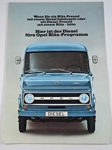 Opel Blitz - Program - prospekt - 1969