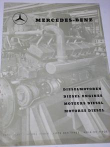 Mercede - Benz - Dieselmotoren - Typenblatt - prospekt