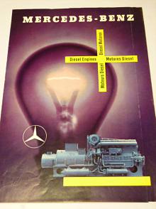 Mercedes - Benz - Diesel Motoren - prospekt - 1954