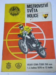 Mistrovství světa Holice, Velká cena ČSSR 250 ccm - 1.-2. 5. 1976 - program
