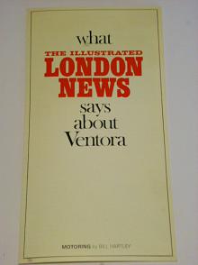 Vauxhall - what the illustr. London News says about Ventora - prospekt - 1968