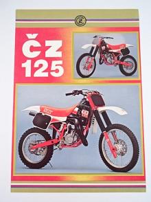 ČZ 125 Type 519 - 1990 - prospekt