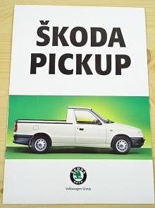 Škoda Pickup - 1996 - prospekt, přehled technických údajů, ceník