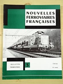 Nouvelles Ferroviaires Francaises - Bulletin Trimestriel - 3/1972