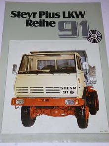 Steyr Plus LKW Reihe 91 - prospekt - 1981