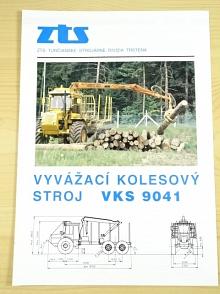 ZTS - VKS 9041 - vyvážací kolesový stroj - prospekt - ZTS Turčianske strojárne divízia Trstená