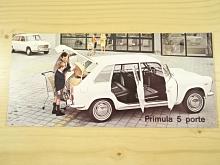 Autobianchi Primula 5 porte - prospekt - leták