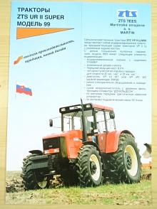 ZTS - Traktor ZTS UR II super model 99 - ZTS 11445 M99 - ZTS 12445 M99 - ZTS 14445 M99 - ZTS 16445 M99 - prospekt - ZTS TEES Martin