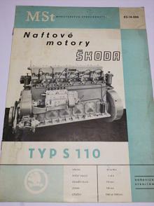Naftové motory Škoda typ 110 - prospekt