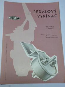 Autopal - pedálový vypínač - Tatra 111 - prospekt