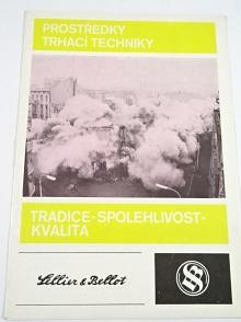 Prostředky trhací techniky - Sellier & Bellot - Blanické strojírny Vlašim - prospekt - Merkuria
