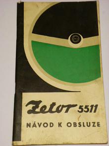 Zetor 5511 - návod k obsluze - 1967