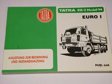 Tatra 815-2 Modell 94 Anleitung zur bedienung + Serviceheft