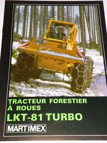 ZTS - LKT-81 Turbo - tracteur forestier á roues - prospekt