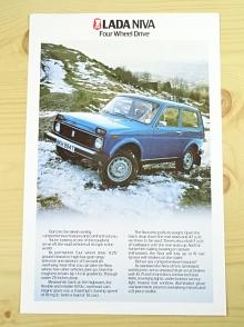 Lada 1200/1500, 1200, 1300 ES, 1500 ES, 1600, 1600 ES, Niva - prospekt - Satra Motors Ltd. U. K.