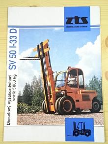 ZTS - SV 50 I-33 D - dieselový vysokozdvíhací vozík 5000 kg - prospekt - ZTS Dubnica nad Váhom