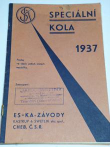 ES-KA - speciální kola 1937, motokolo Sachs 98 ccm, prospekt