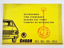 Škoda 105 S, 105 L, 120 L, 120 LS - Zeitnormen - Time Standards