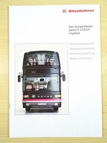 Kässbohrer - Der Doppeldecker Setra S 228 DT Imperial - prospekt - 1990