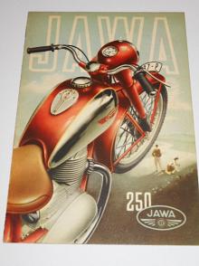 JAWA 250 pérák - prospekt - 1949 - Mototechna