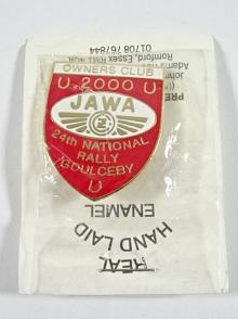 JAWA-ČZ - Owners Club - 24th National Rally Goulceby - 2000 - odznak