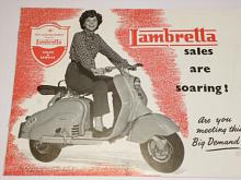 Lambretta sales are soaring! prospekt - 1954