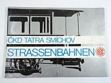 ČKD Tatra Smíchov - Strassenbahnen - prospekt - 1978