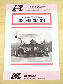 Sadzač zemiakov SK4-340, SK4-341 - prospekt - Agrozet Komárno
