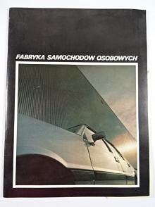 Fabryka Samochodów Osobowych - prospekt - M-20, Warszawa, Syrena, Polonez, Polski Fiat 125 p