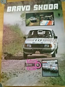 Škoda Team 130 LR- Bravo Škoda - plakát