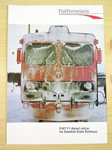 Fiat Ferroviaria - Fiat Y 1 diesel railcar for Swedish State Railways - prospekt