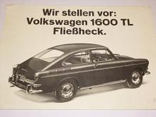 Volkswagen 1600 TL - prospekt - 1965